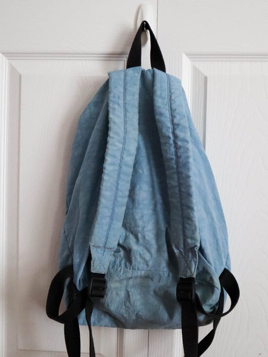 Vtg 90s Kipling Private Transport Lightweight Drawstring Nylon Backpack Gorilla main image 6